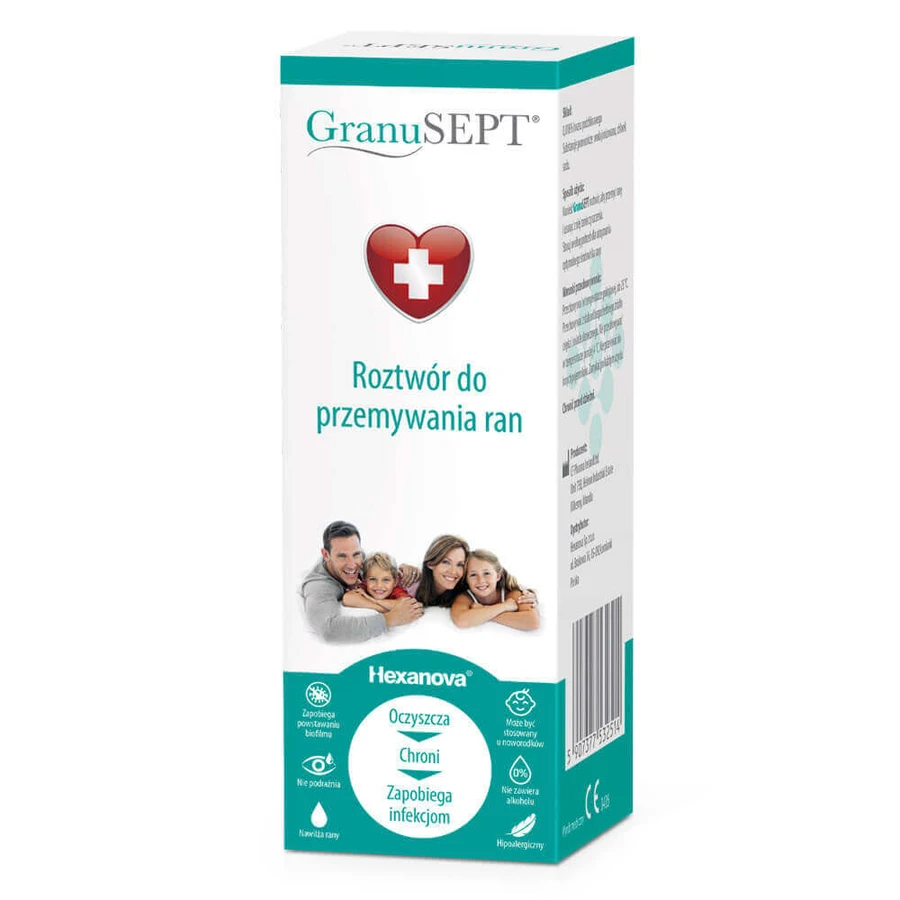 GranuSEPT, раствор для очищения ран, 60 мл: цены и характеристики
