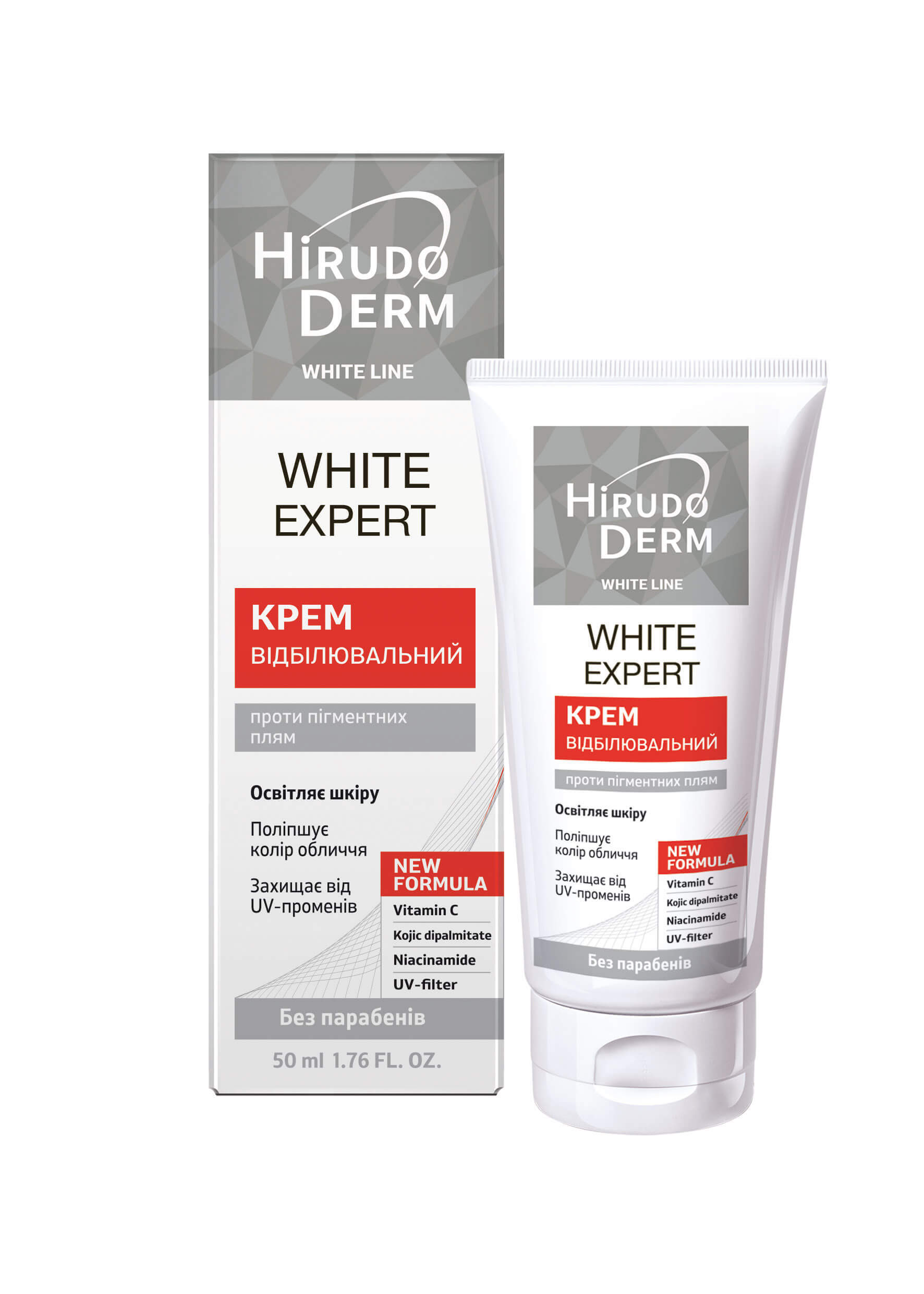 

Крем для обличчя Біокон White Expert Hirudo Derm White Line відбілюючий, 50 мл, 50 мл