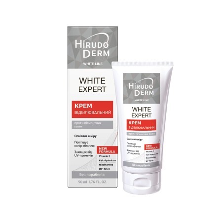 Крем для лица Биокон White Expert Hirudo Derm White Line отбеливающий, 50 мл