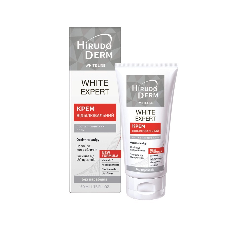 Крем для обличчя Біокон White Expert Hirudo Derm White Line відбілюючий, 50 мл: ціни та характеристики