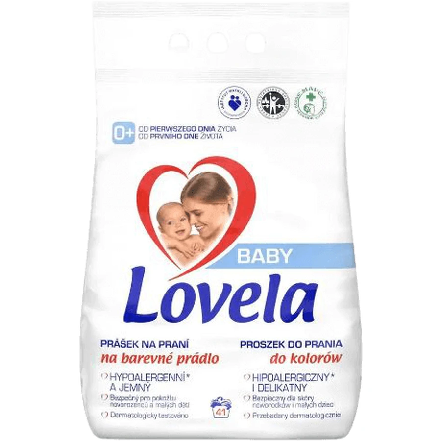 Пральний порошок Lovela Baby кольоровий білий 4,1 кг: ціни та характеристики