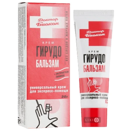 Крем-бальзам Доктор Биокон Гирудо, 30 г: цены и характеристики