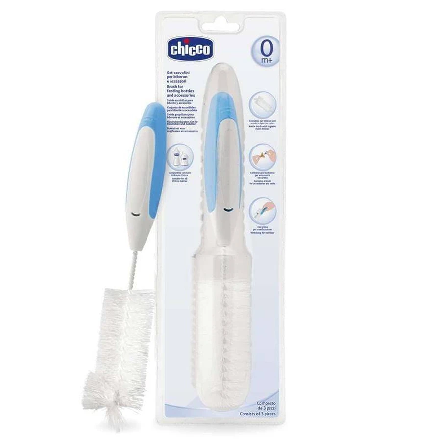 CHICCO Щетка для фейри и пустышек 1×1 шт, для всех типов бутылочек: цены и характеристики