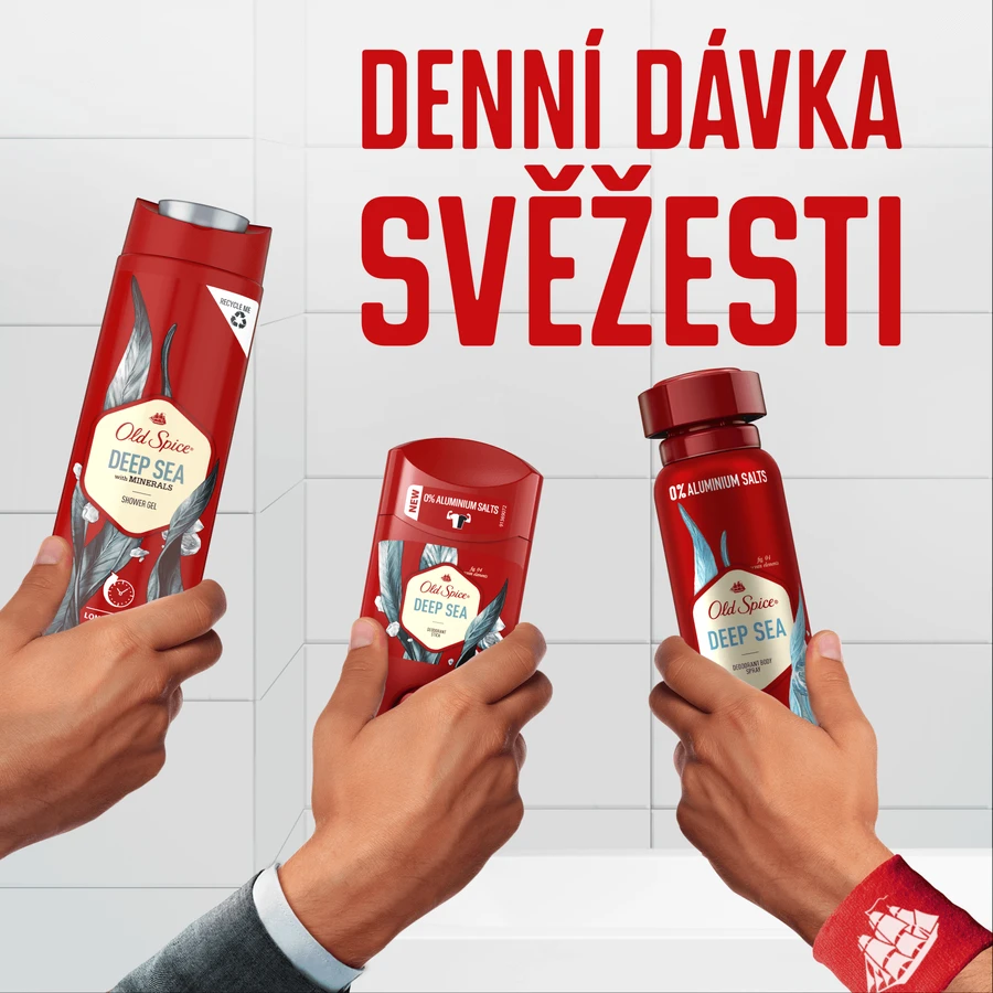 Дезодорант Old Spice Deep Sea Твердий з ароматом морських цитрусових і квітів 50 мл: ціни та характеристики