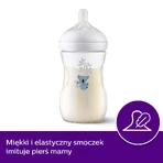 Avent Natural Response, пляшечка з чутливою соскою, коала, потік 3, SCY903/67, після 1 місяця, 260 мл: ціни та характеристики