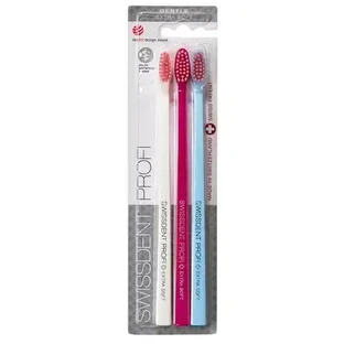 Набор зубных щеток Extra Soft, 3 штуки, Swissdent