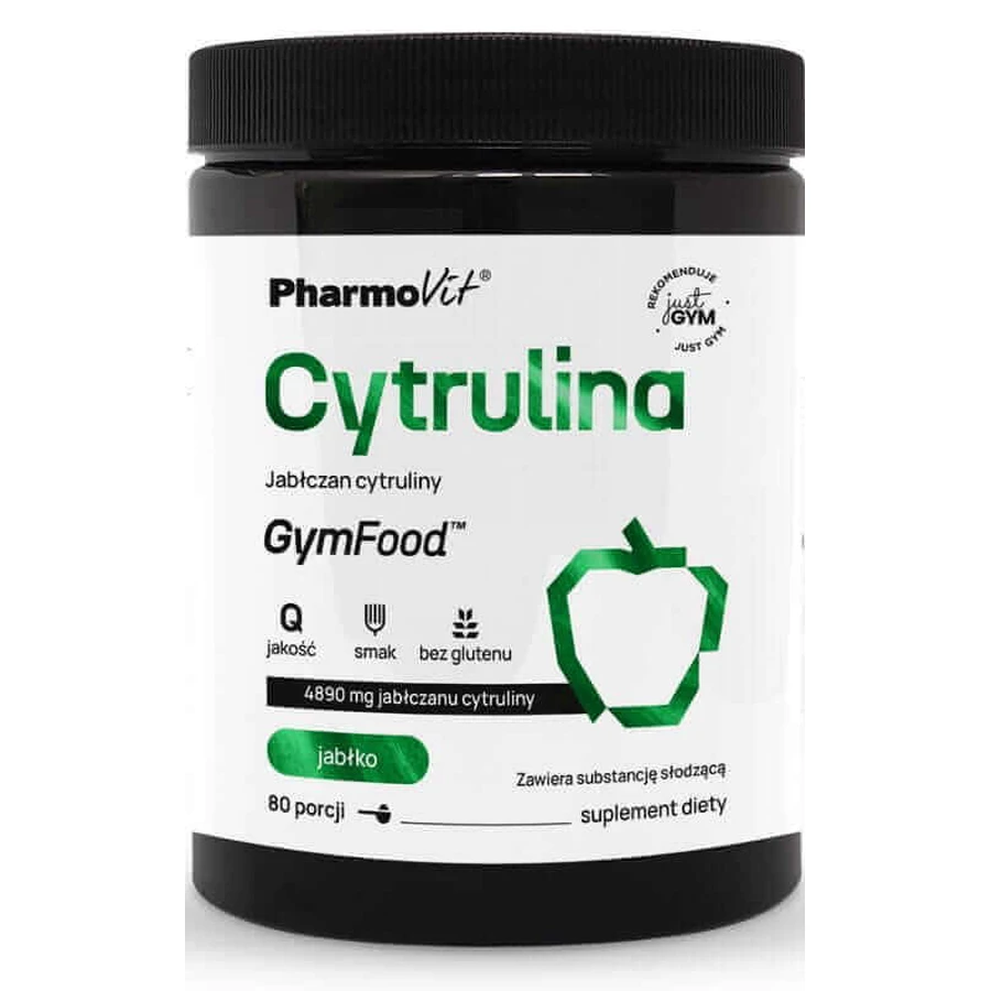 Цитруллин Цитруллин малат (яблоко) 400 г GymFood Pharmovit: цены и характеристики