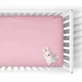 Простыня с трикотажной резинкой, 140x70 см, розовая, Tuxi Brands
