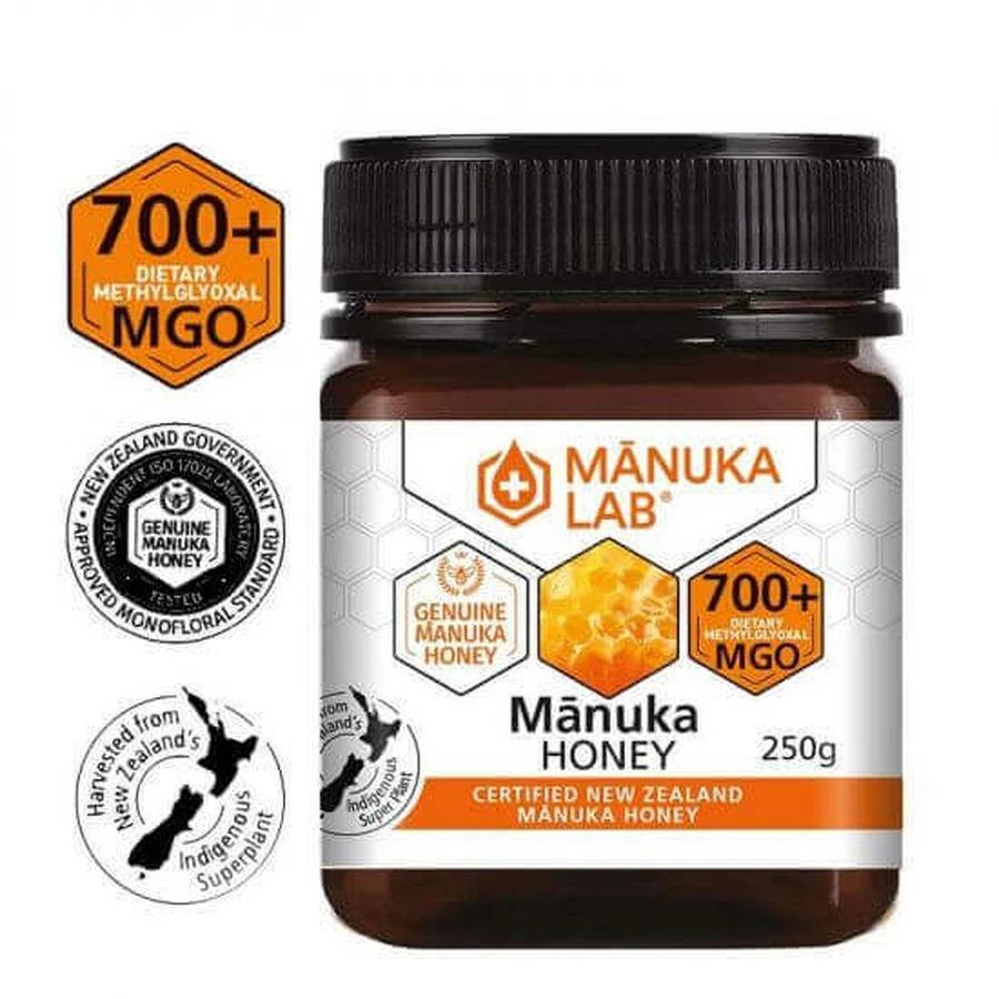 Натуральний мед Манука MGO 700+, 250 г, Manuka Lab: ціни та характеристики