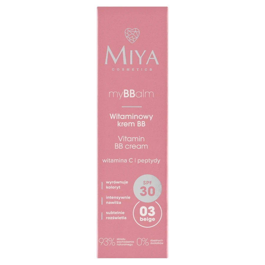 Miya myBBalm, витаминный BB-крем, SPF 30, 03 бежевый, 30 мл: цены и характеристики