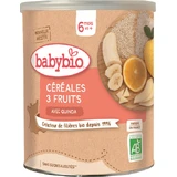 Babybio безмолочная фруктовая каша (3 фрукта) 220 г