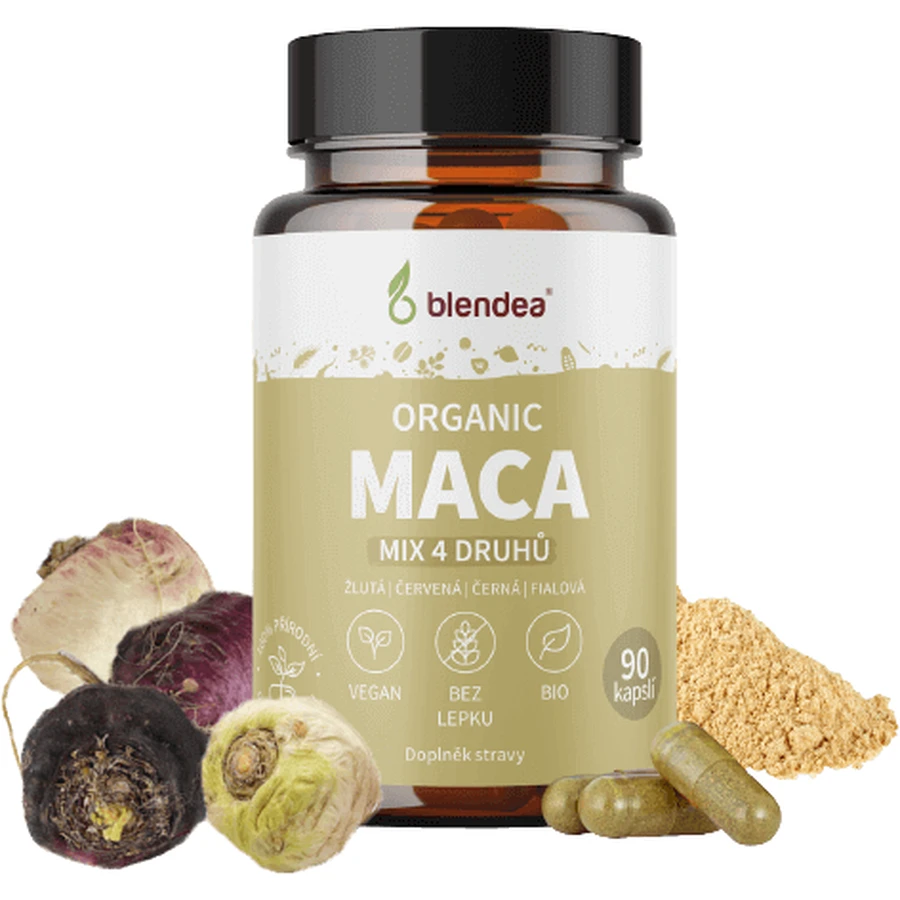 Blendea BIO Maca 4 root Mix 90 капсул: ціни та характеристики