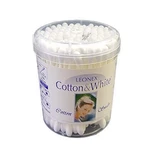 Ушные палочки Cotton & White с бумажной ватной палочкой, 100 штук, Leonex