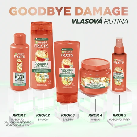 Garnier Fructis Goodbye damage keratin hair bomb маска для волос 320 мл: цены и характеристики