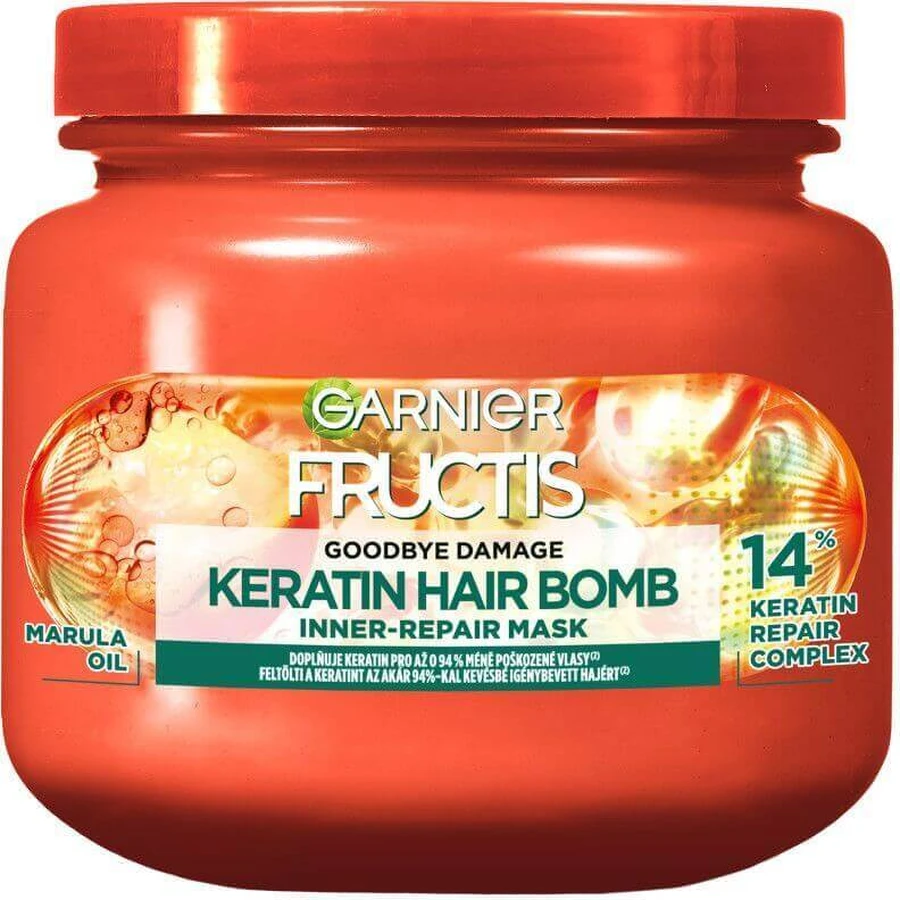 Garnier Fructis Goodbye damage keratin hair bomb маска для волос 320 мл: цены и характеристики