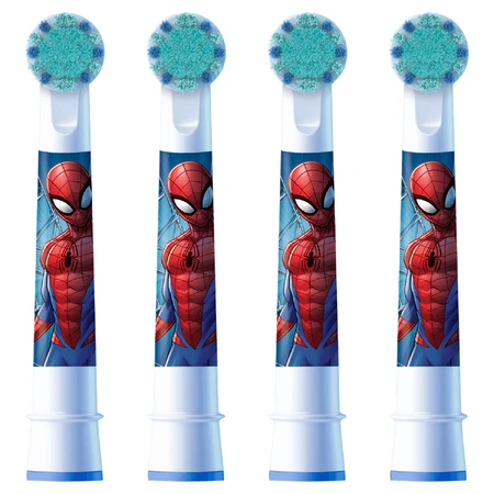 Oral-B Pro Kids, електрична зубна щітка щетина, Людина-павук, від 3 років, ультратонка, 4 штуки: ціни та характеристики