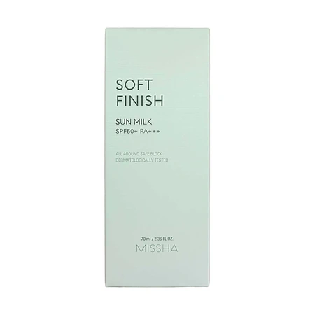 Missha All Around Safe Block Soft Finish Sun, защитное молочко, SPF 50+, 70 мл: цены и характеристики