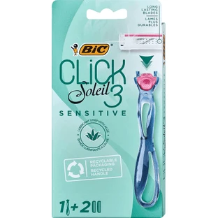 Бритва BIC з 3-ма лезами для чутливої шкіри, 1 шт.