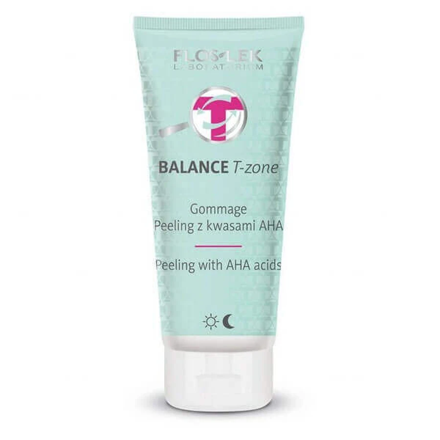 Floslek Balance T-Zone Gommage Пілінг-гоммаж з AHA-кислотами, 125 мл: ціни та характеристики
