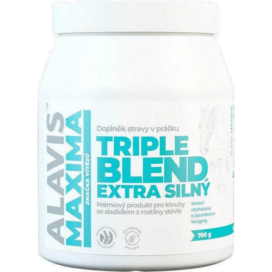 Смесь Alavis Maxima TRIPLE blend Extra Strong с ароматизатором и подсластителем, порошок, 700 г: цены и характеристики