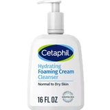 Крем-пенка для лица очищающая Cetaphil Hydrating Foaming Cream Cleanser увлажняющая, 473 мл