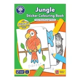 Розмальовка з англійськими завданнями та наліпками, 3 роки+, Jungla, Orchard Toys