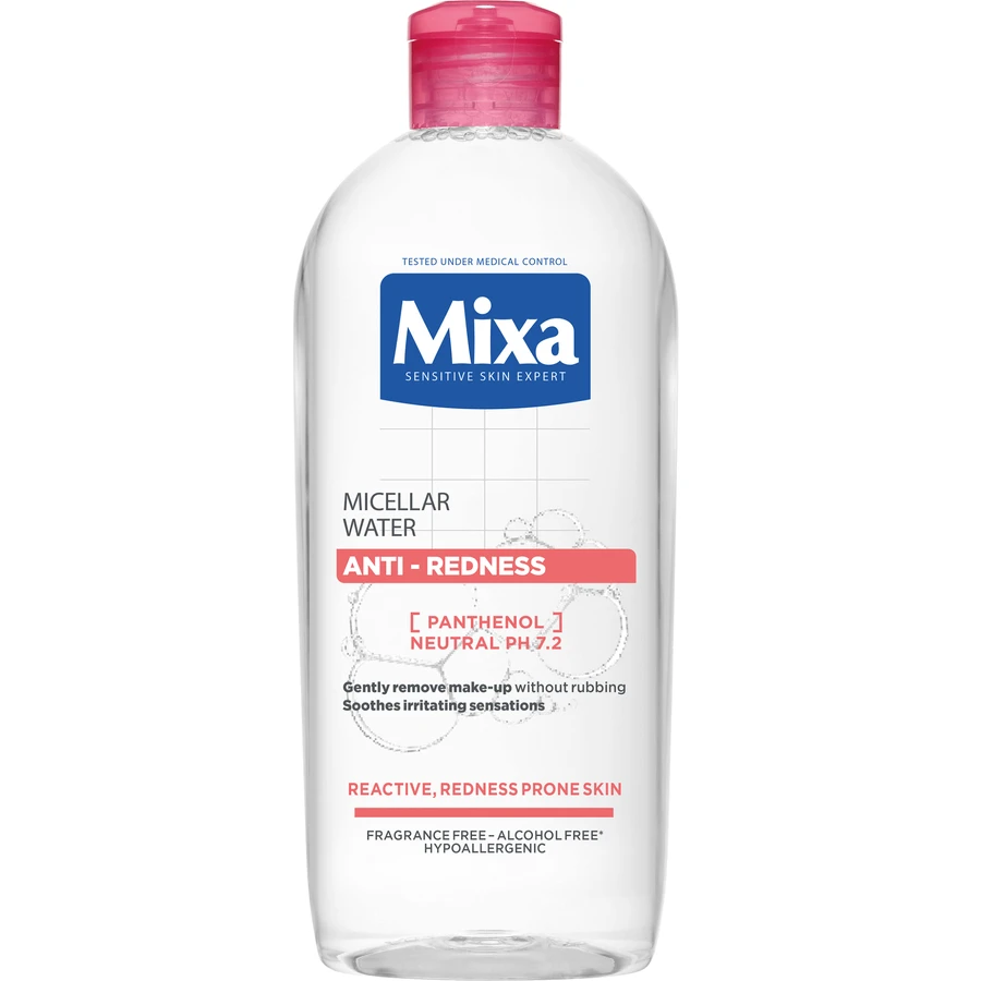 Мицеллярная вода Mixa Anti-Redness для чувствительной кожи, склонной к покраснениям, 400 мл: цены и характеристики