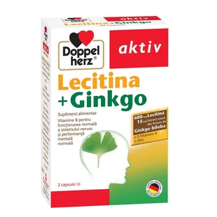 Лецитин+Гінкго Doppelherz aktiv Lecithin + Ginkgo, 30 капсул