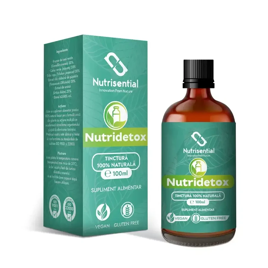 Настоянка для детоксикації, Nutridetox, Nutrisential, 100 мл: ціни та характеристики