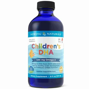 Nordic Naturals Дитяча DHA 530 мг омега-3 полуниця 237 мл