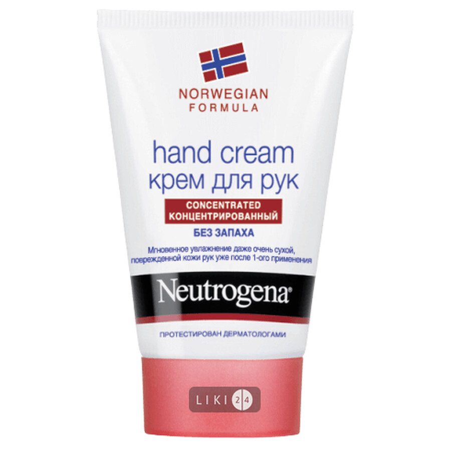 Крем для рук Neutrogena Норвежская формула концентрированный 50 мл, без запаха: цены и характеристики