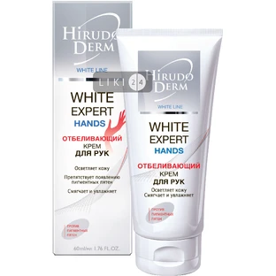 Крем для рук Біокон відбілюючий White Expert Hands Hirudo Derm White Line 60 мл