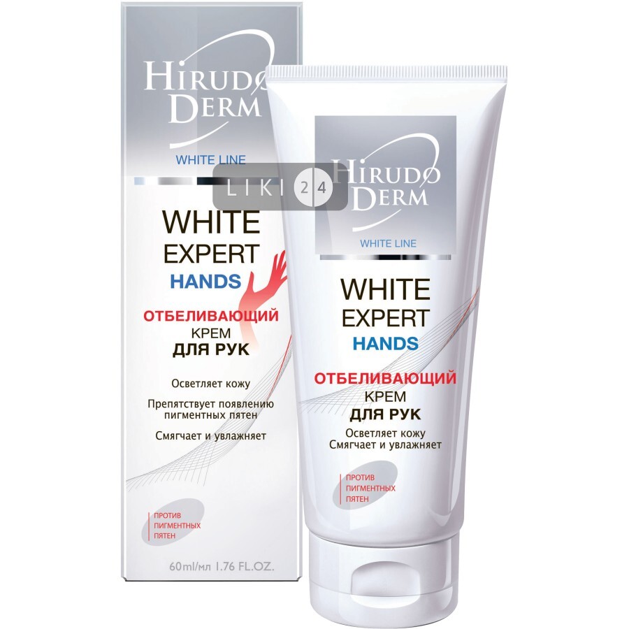 Крем для рук Біокон відбілюючий White Expert Hands Hirudo Derm White Line 60 мл: ціни та характеристики