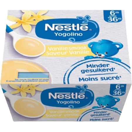 Nestlé Yogolino Молочный десерт с ванильным вкусом 4 x 100 г: цены и характеристики