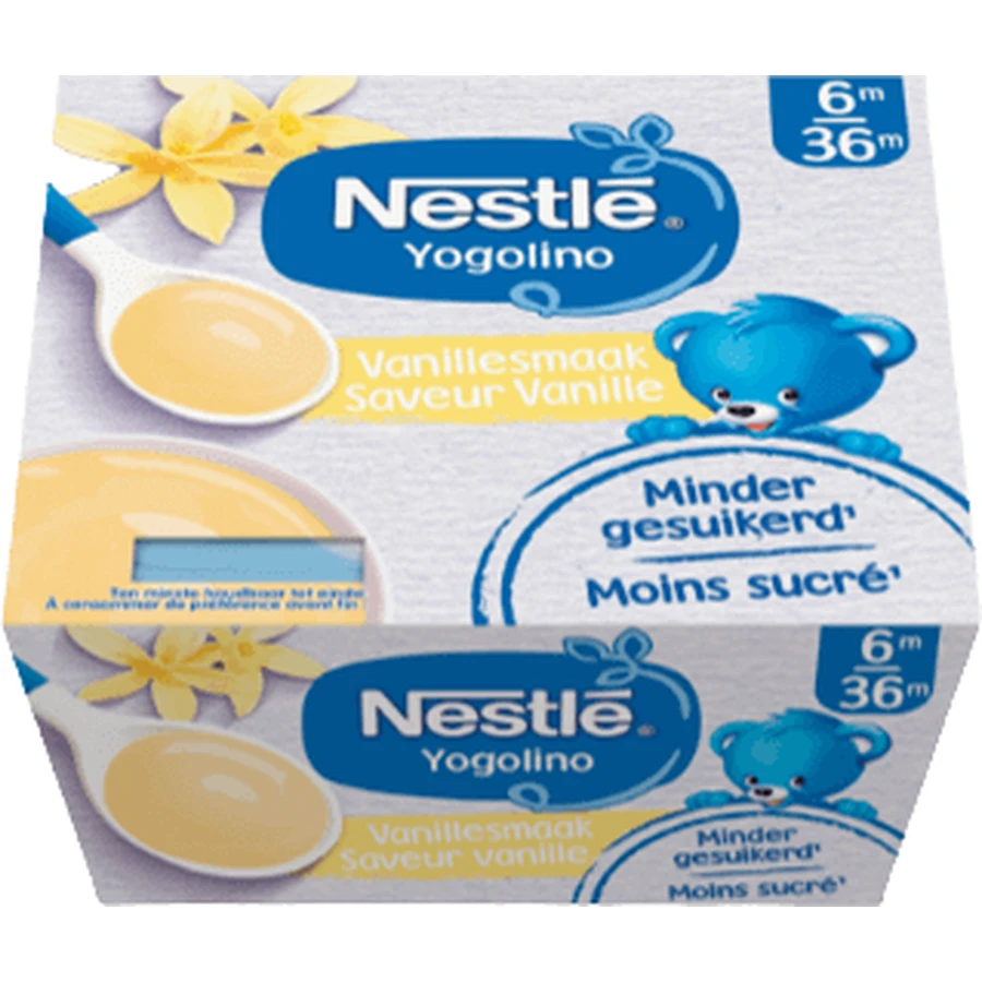 Nestlé Yogolino Молочный десерт с ванильным вкусом 4 x 100 г: цены и характеристики