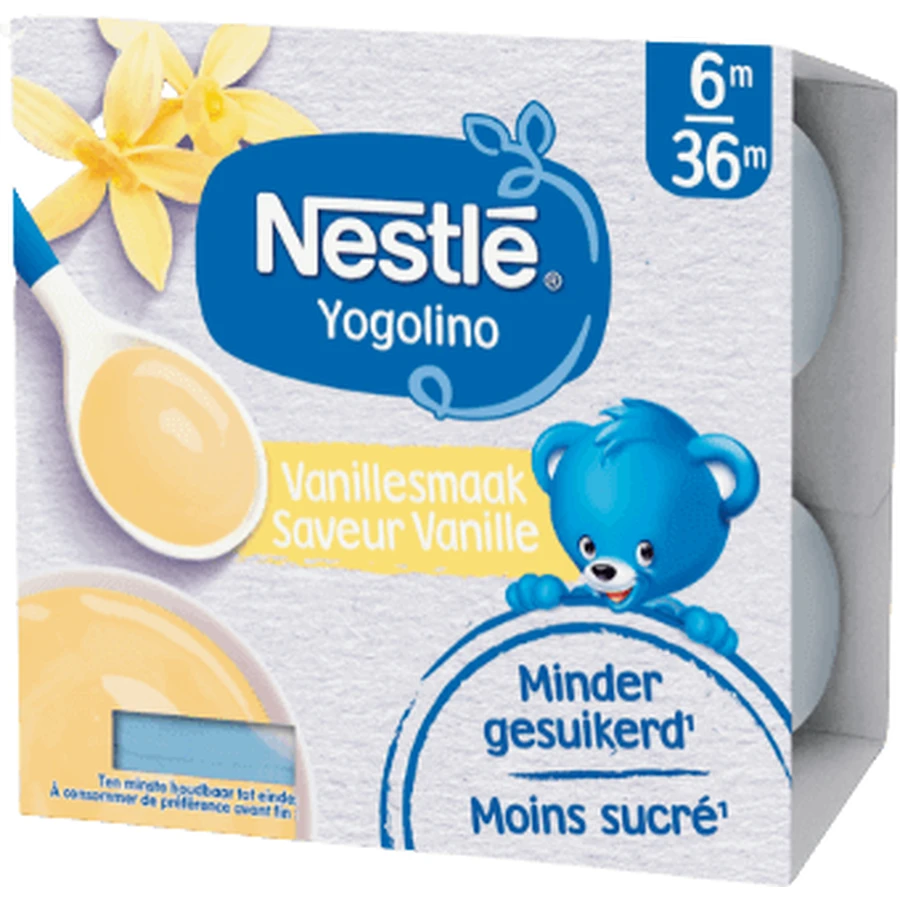 Nestlé Yogolino Молочный десерт с ванильным вкусом 4 x 100 г: цены и характеристики