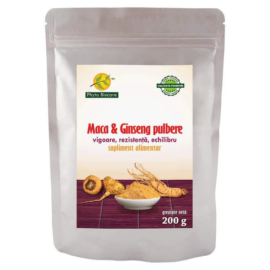 Порошок маку та женьшеню, 200 г, Phyto Biocare: ціни та характеристики