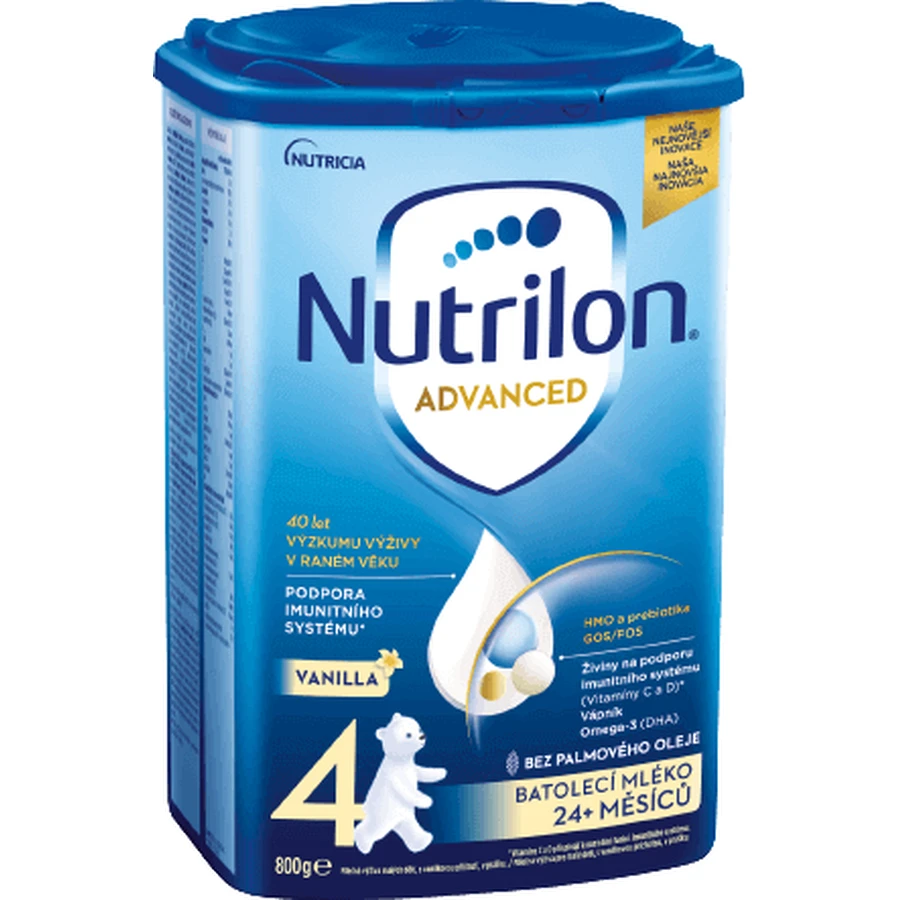 Nutrilon 4 Advanced Toddler сухе молоко ванільне 800 г: ціни та характеристики