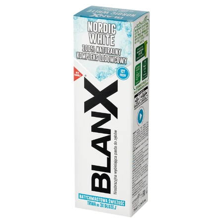 BlanX Nordic White, відбілююча зубна паста, 75 мл: ціни та характеристики