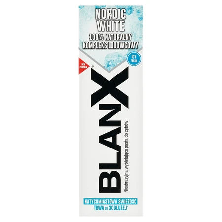 BlanX Nordic White, відбілююча зубна паста, 75 мл: ціни та характеристики