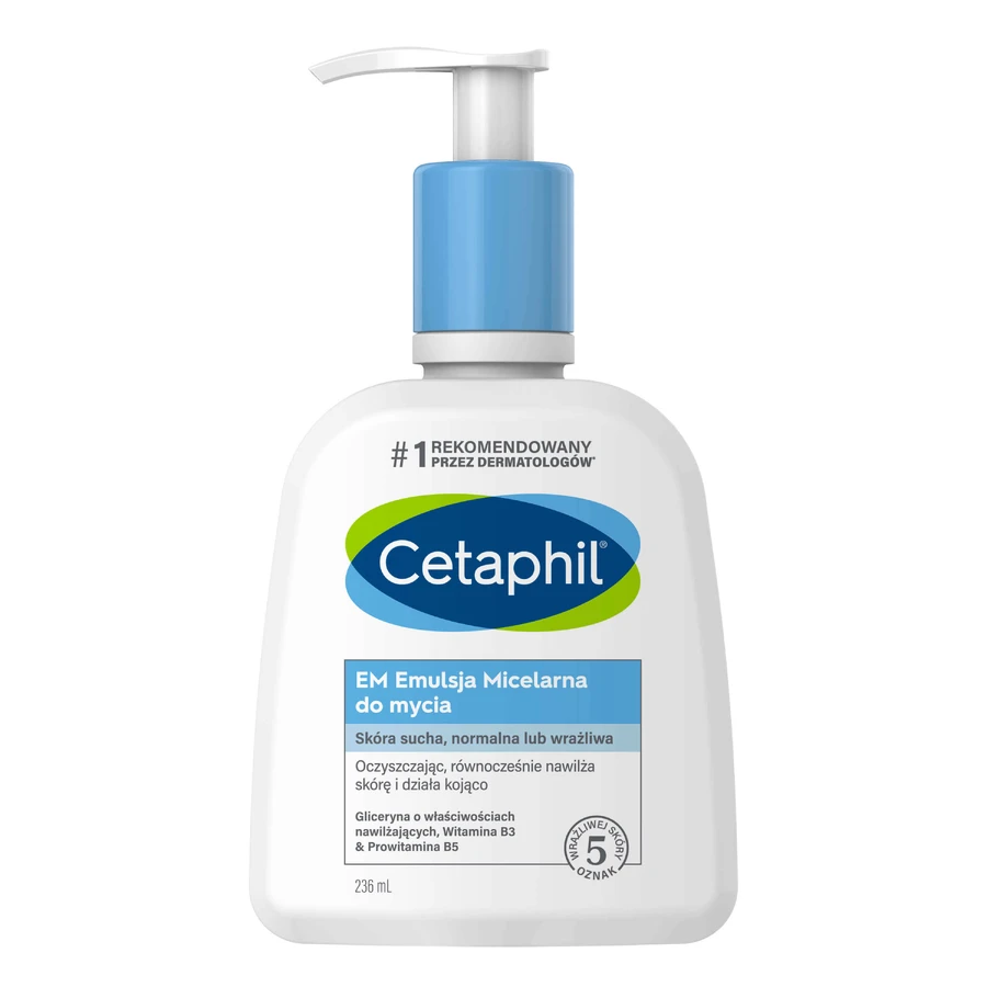 Cetaphil EM, Мицеллярная эмульсия для очищения кожи для всей семьи 236 мл КОНТАМИНИРОВАННАЯ УПАКОВКА: цены и характеристики
