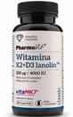 Вітамін K2Mk7 200 мкг + D3 4000 МО (60 капс.) Pharmovit Classic