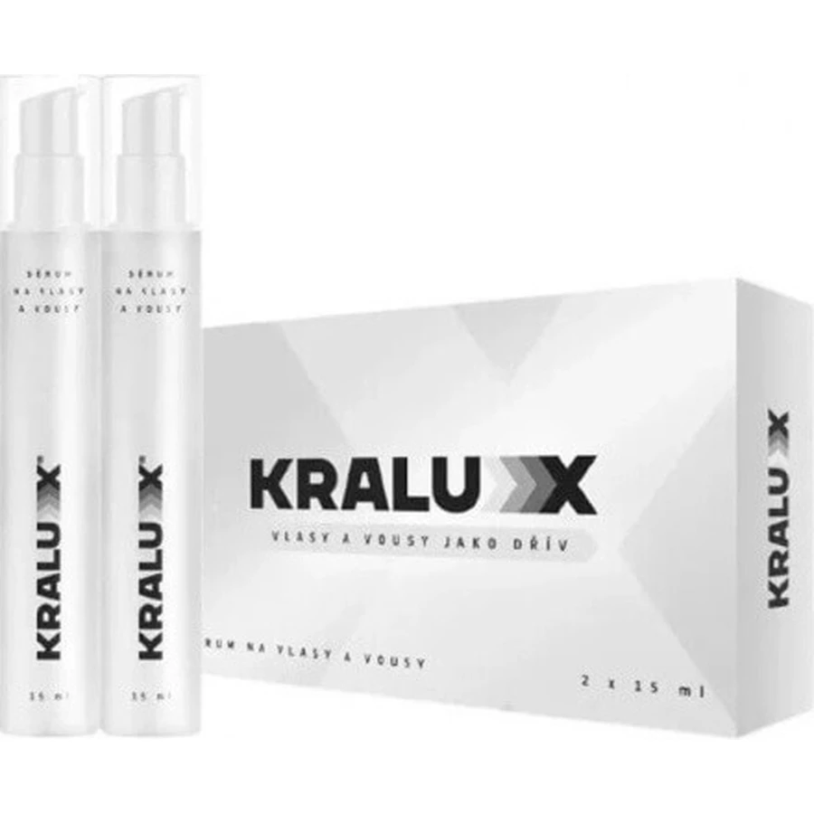 Сыворотка KRALUX против выпадения и поседения волос и бороды 1×30 мл, сыворотка для волос: цены и характеристики