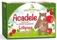 Гербітуссин Herbitussin Kids Acadele Lollipops зі смаком малини для дітей 4+ років, льодяники, 4 шт.