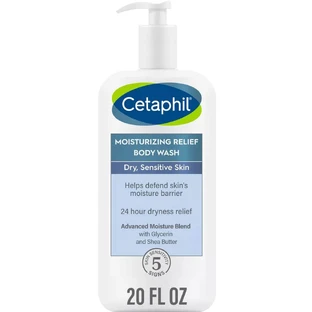 Засіб для очищення сухої та чутливої шкіри тіла Cetaphil Moisturizing Relief Body Wash зволожуючий, 591 мл