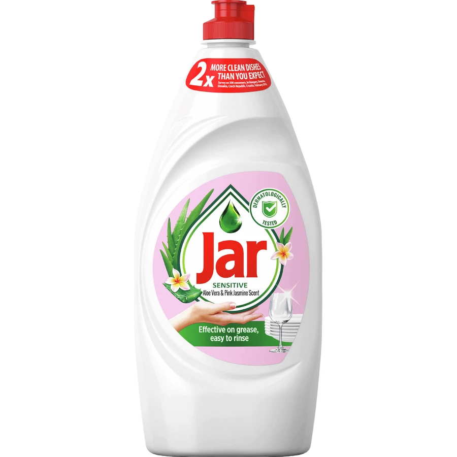 Засіб для миття посуду в банках Sensitive Aloe & Pink Jasmine 900 мл: ціни та характеристики