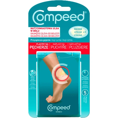 Compeed Пластыри для мозолей средние 5 шт: цены и характеристики