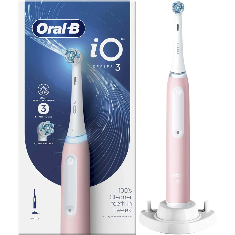 Електрична зубна щітка Oral-B iO 3 Pink: ціни та характеристики
