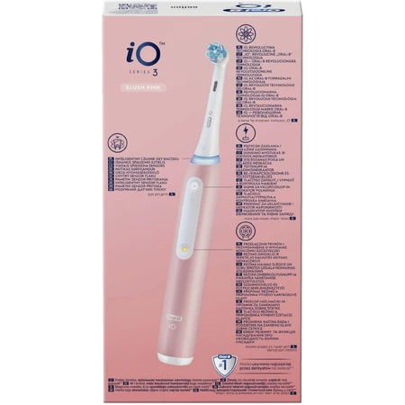 Електрична зубна щітка Oral-B iO 3 Pink: ціни та характеристики
