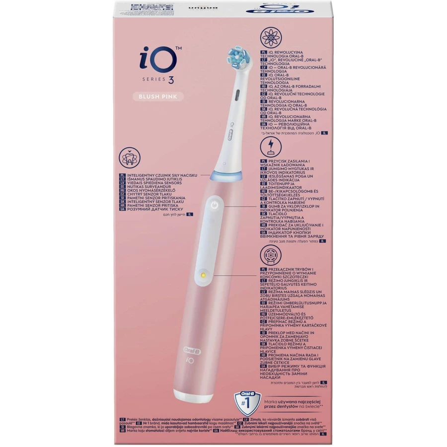 Електрична зубна щітка Oral-B iO 3 Pink: ціни та характеристики